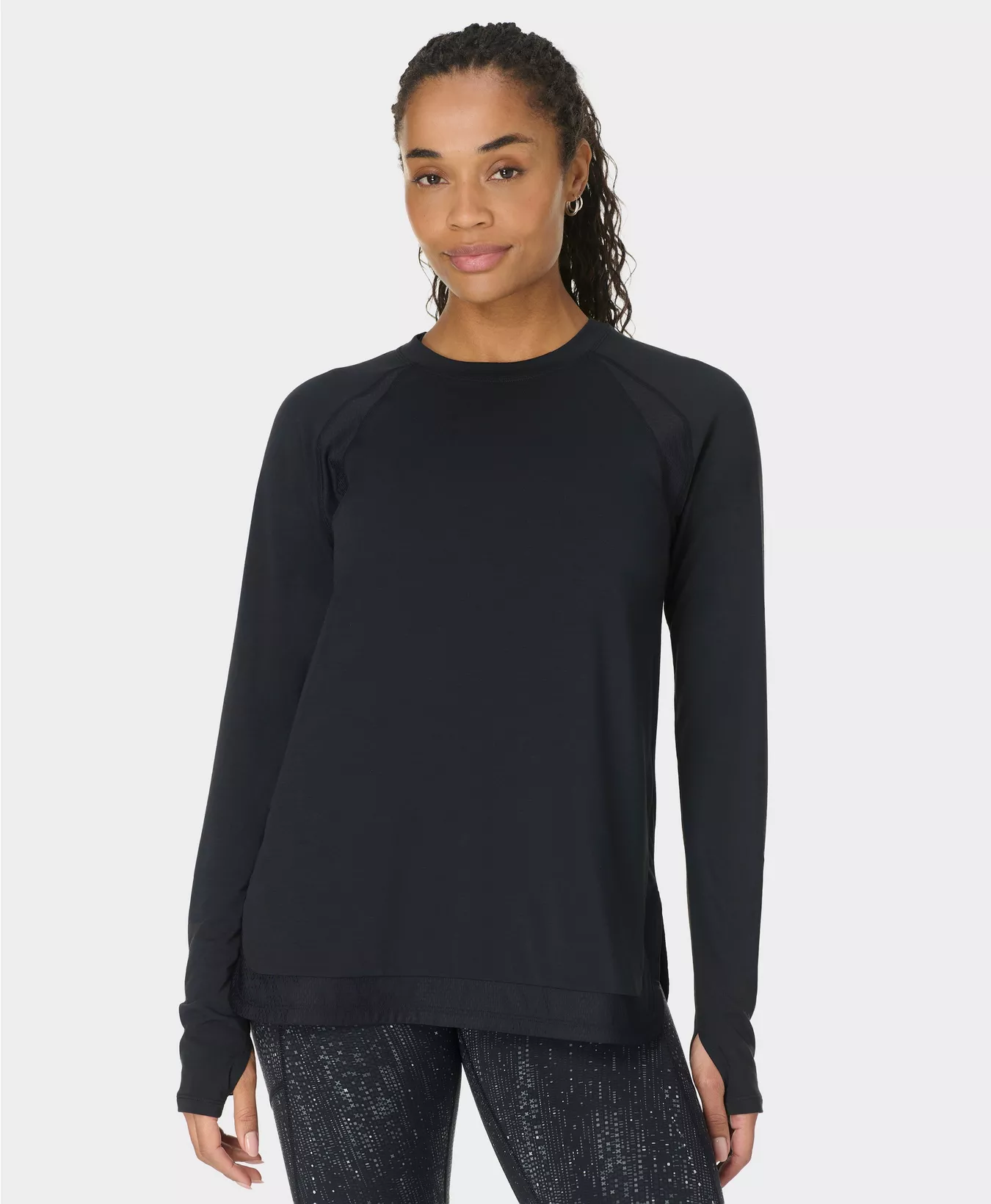 Breathe Easy Longline Long Sleeve Top - Image 4