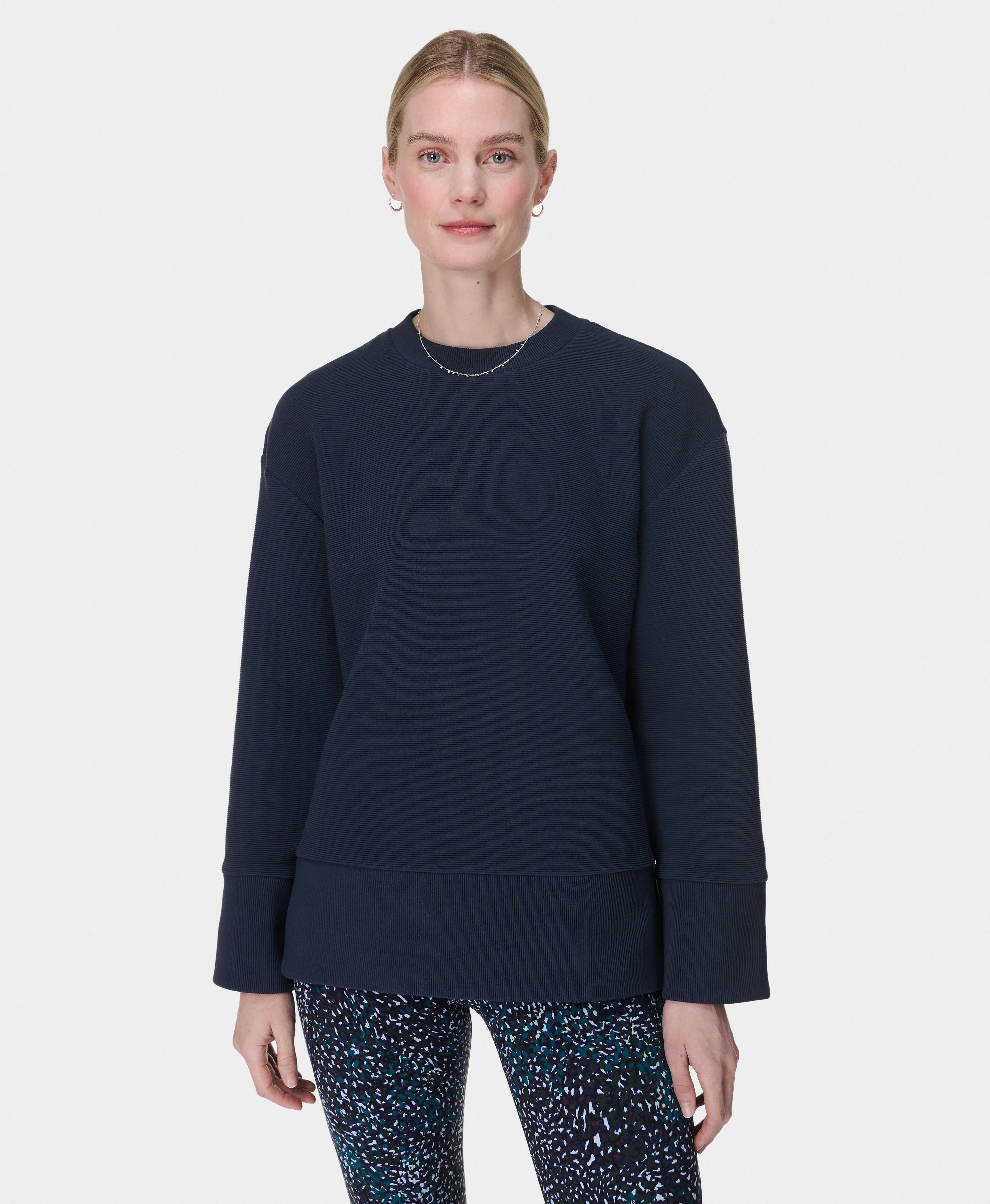 Peaceful Ribbed Sweatshirt - Image 4