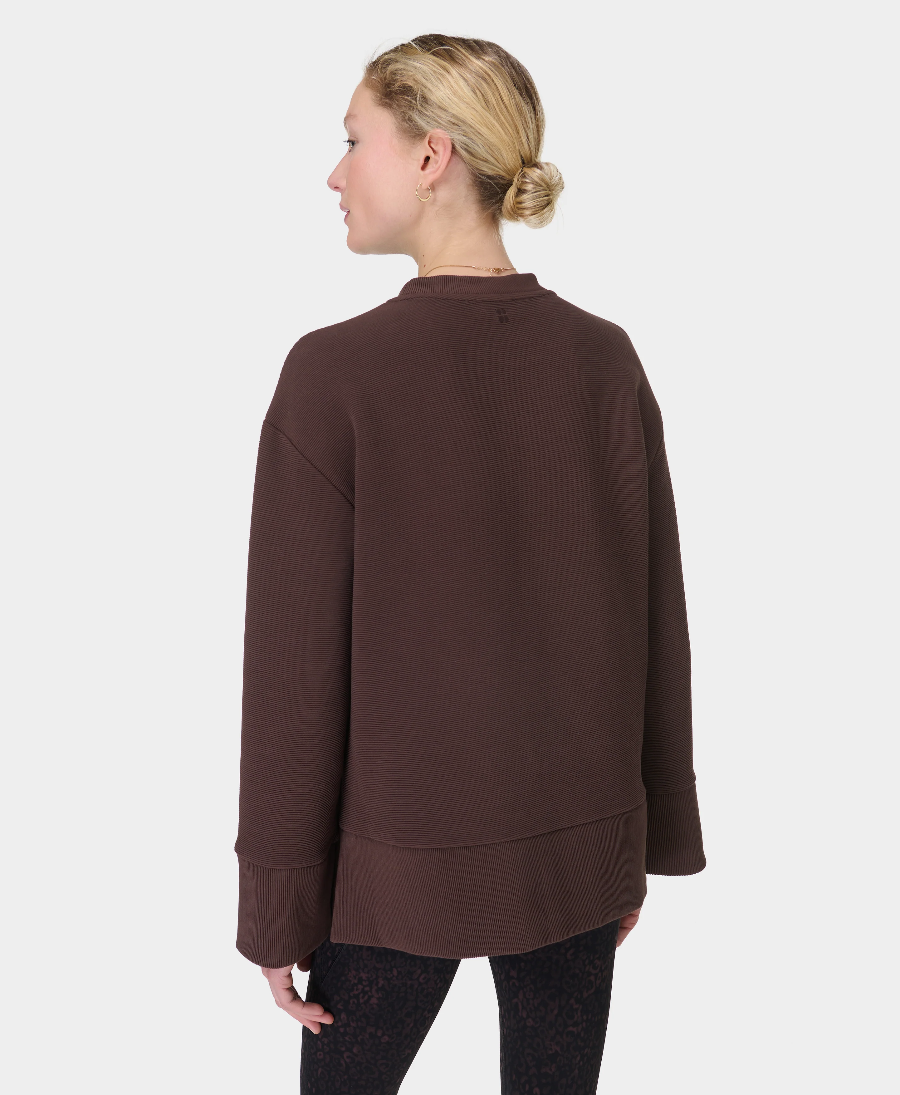 Peaceful Ribbed Sweatshirt - Image 3