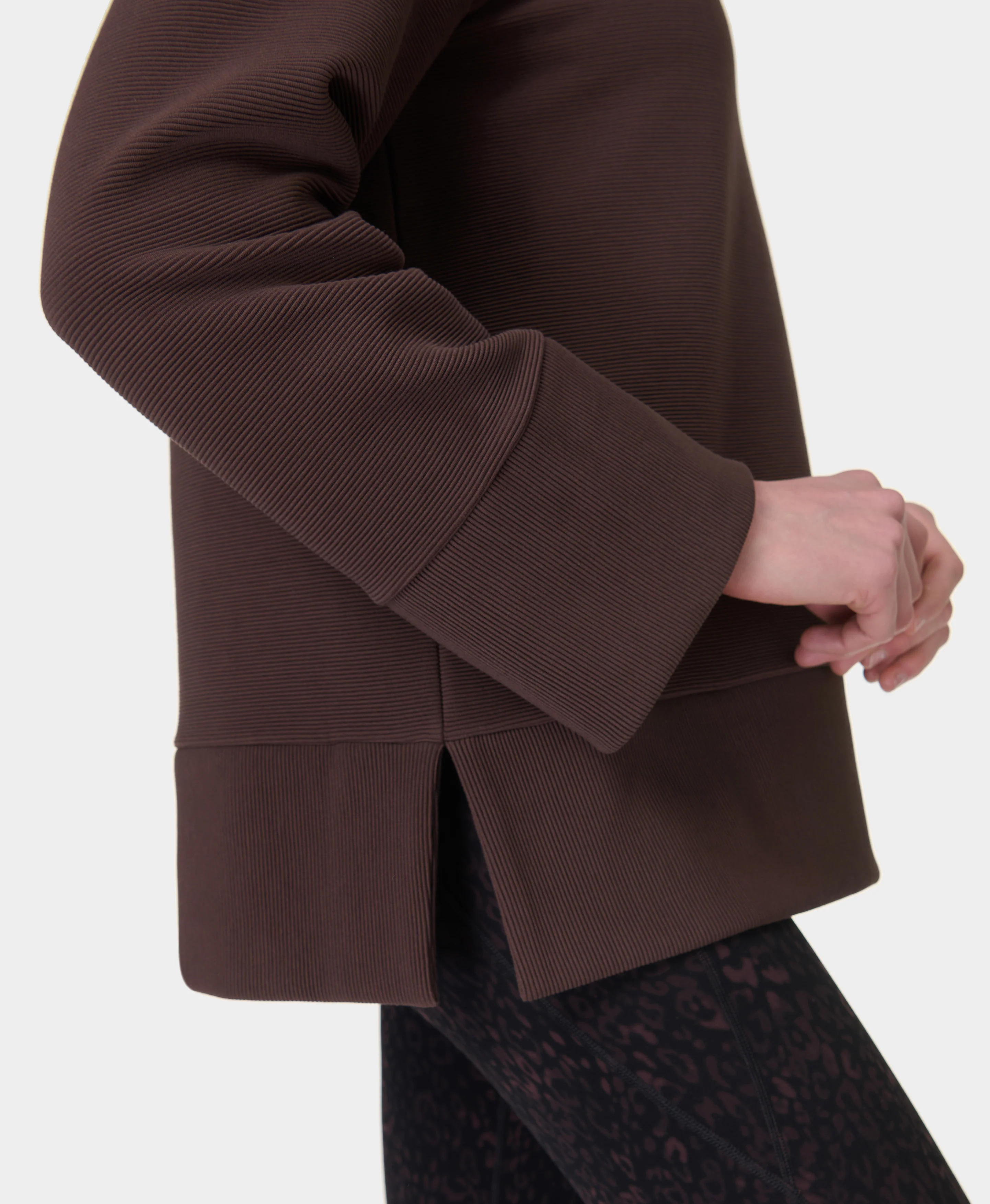 Peaceful Ribbed Sweatshirt - Image 6