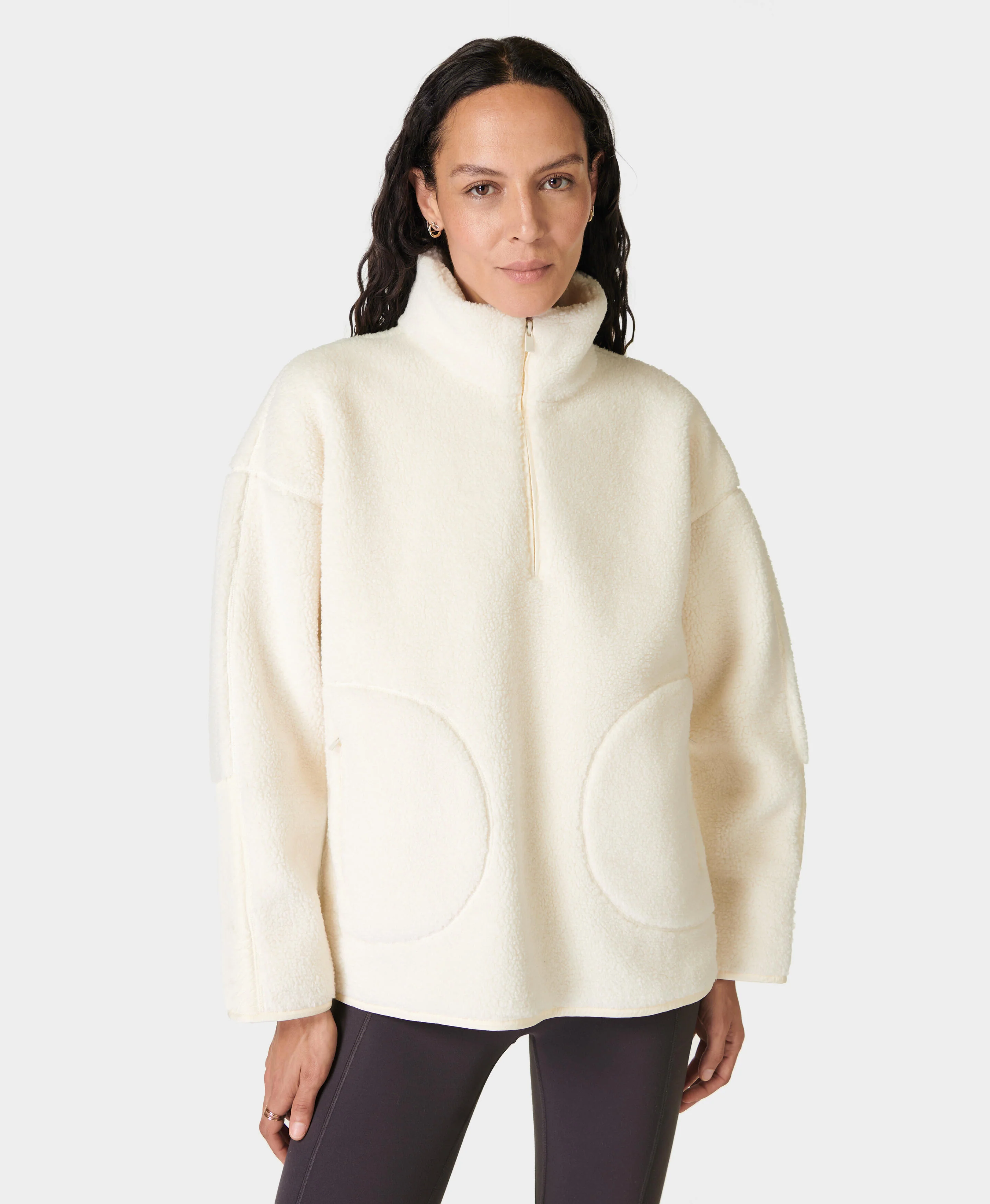 Plush Textured Half Zip - Image 4