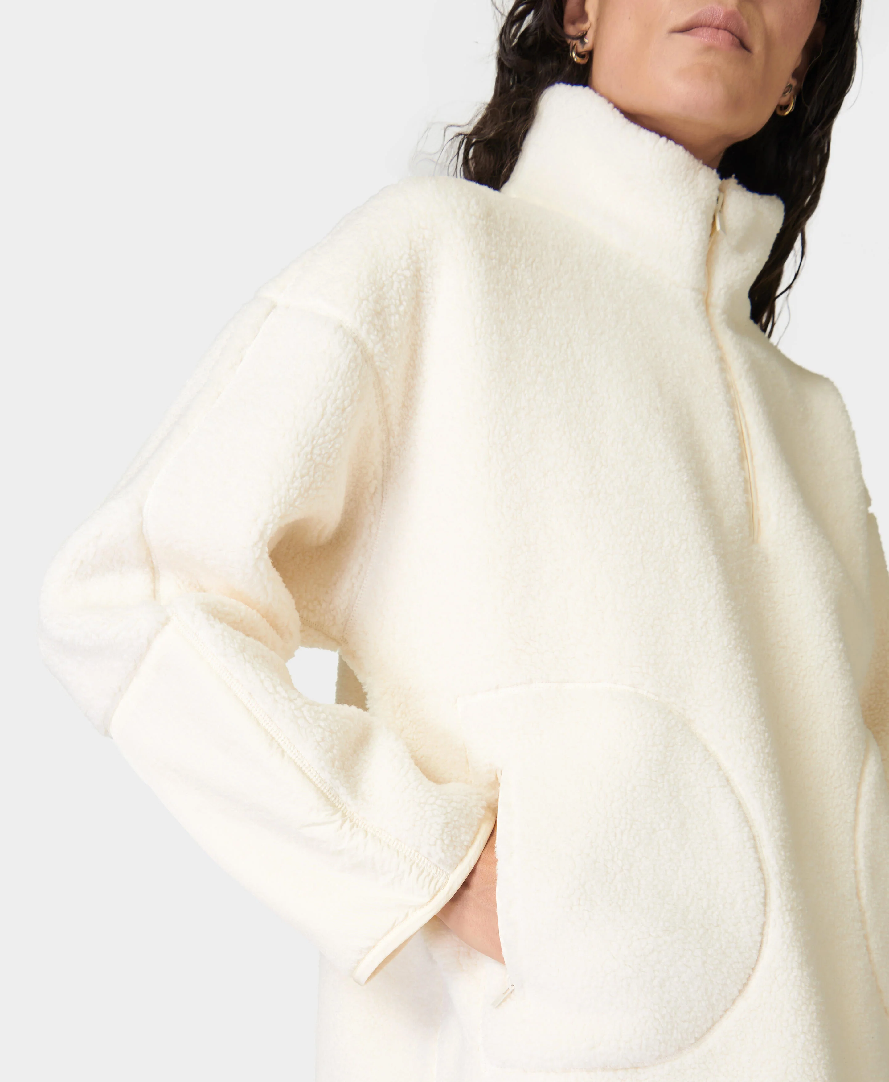 Plush Textured Half Zip - Image 5