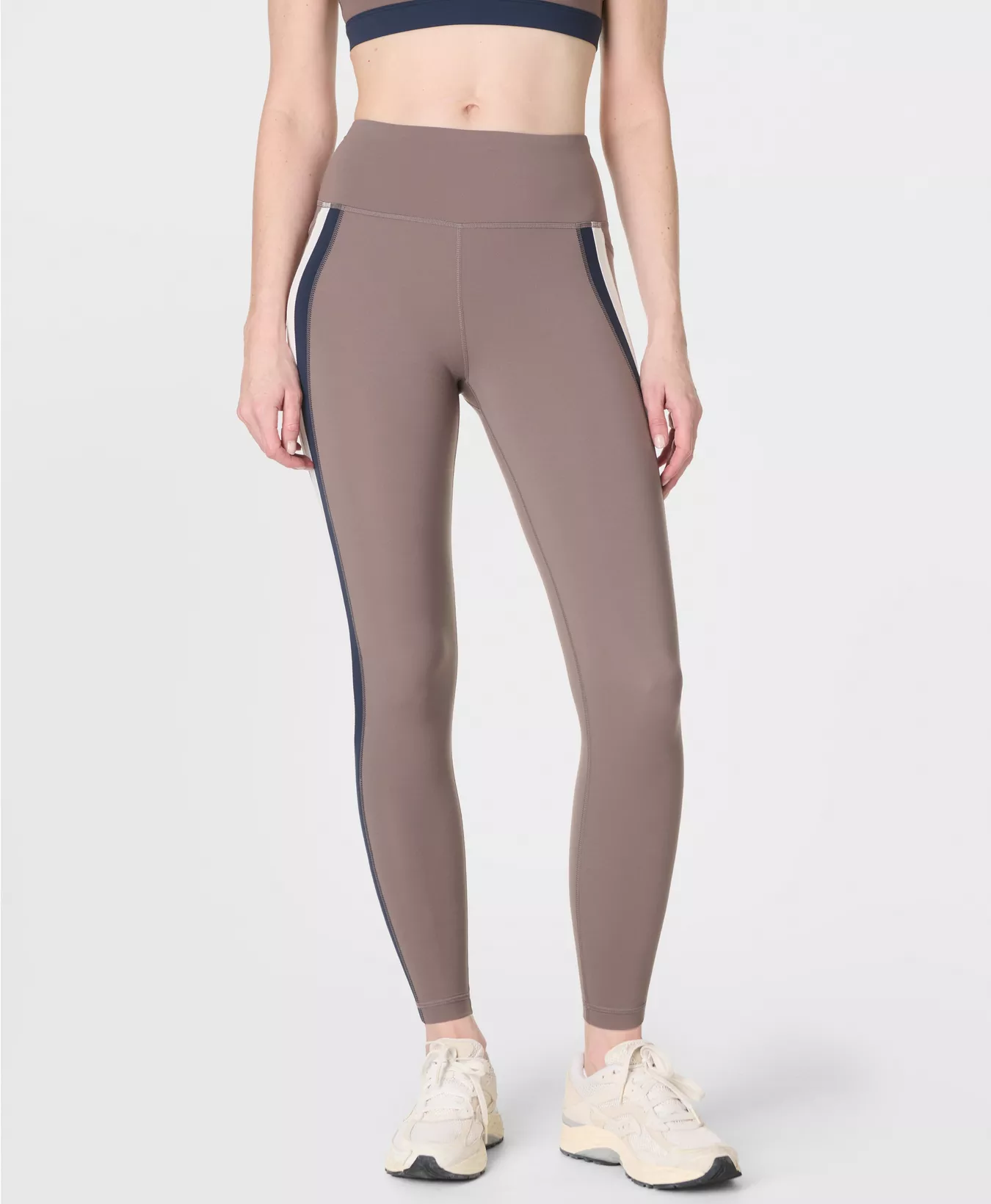 Power Trio Stripe Workout Leggings - Image 4