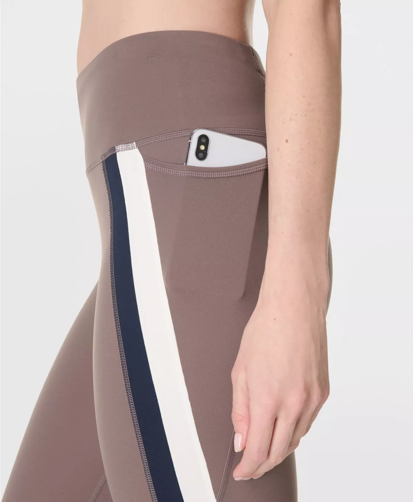 Power Trio Stripe Workout Leggings - Image 6