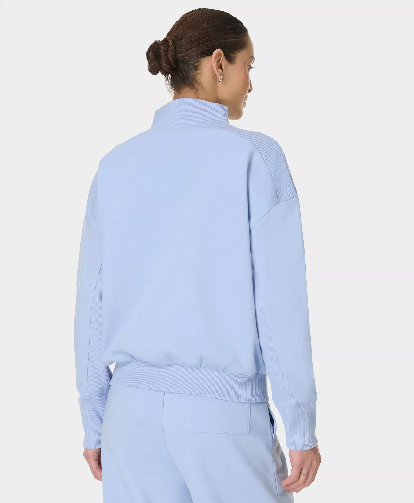 Revive Rib Mix Funnel Neck Jumper - Image 3