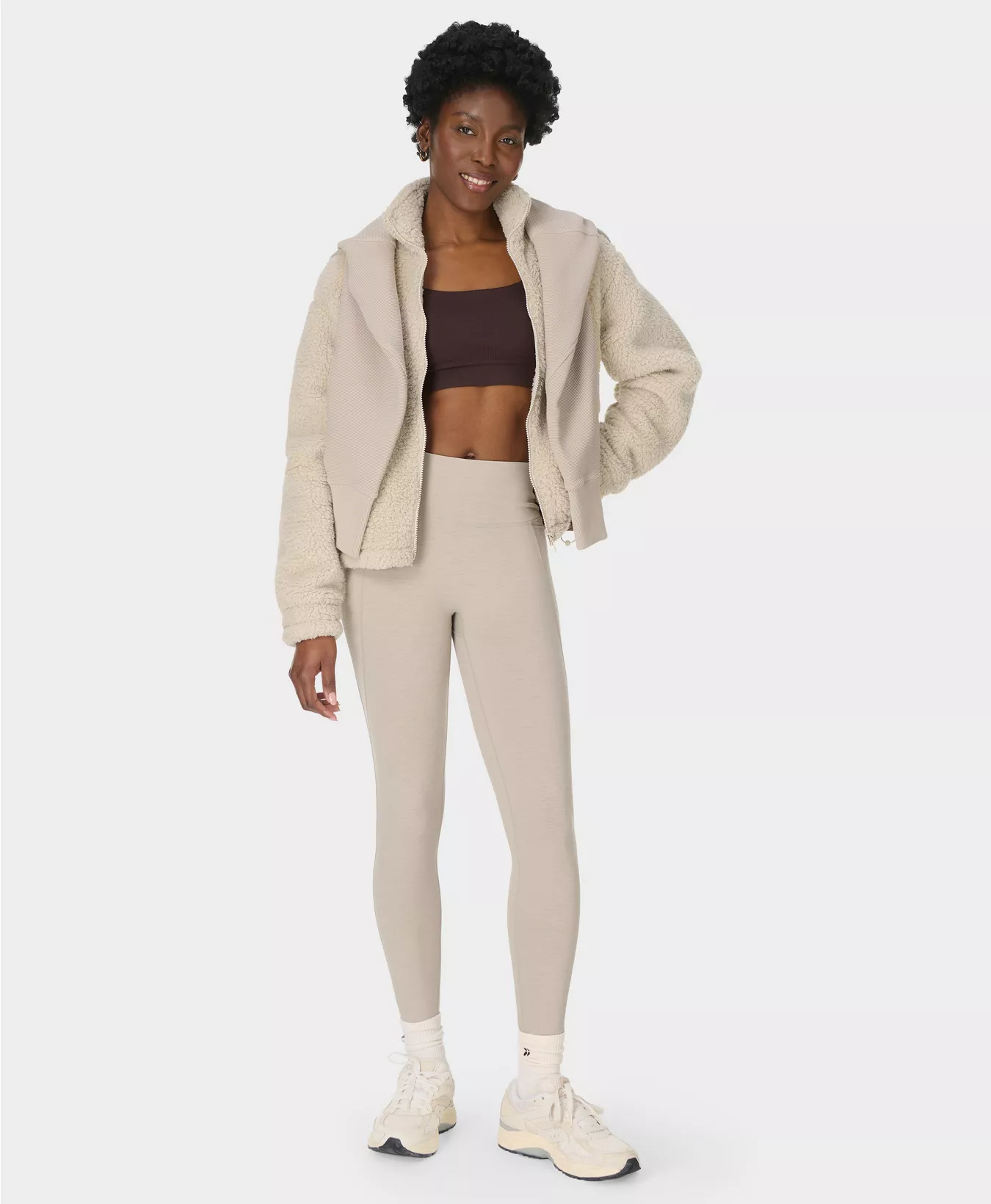 Simplified Soft Move Marl Leggings - Image 4